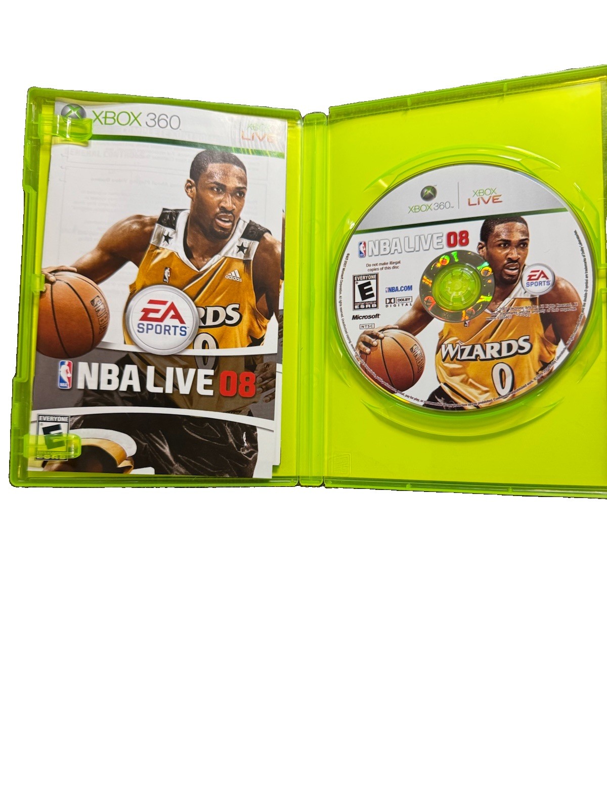 EA Sports NBA Live 08 Basketball Sports Xbox 360 2007 pre-owned
