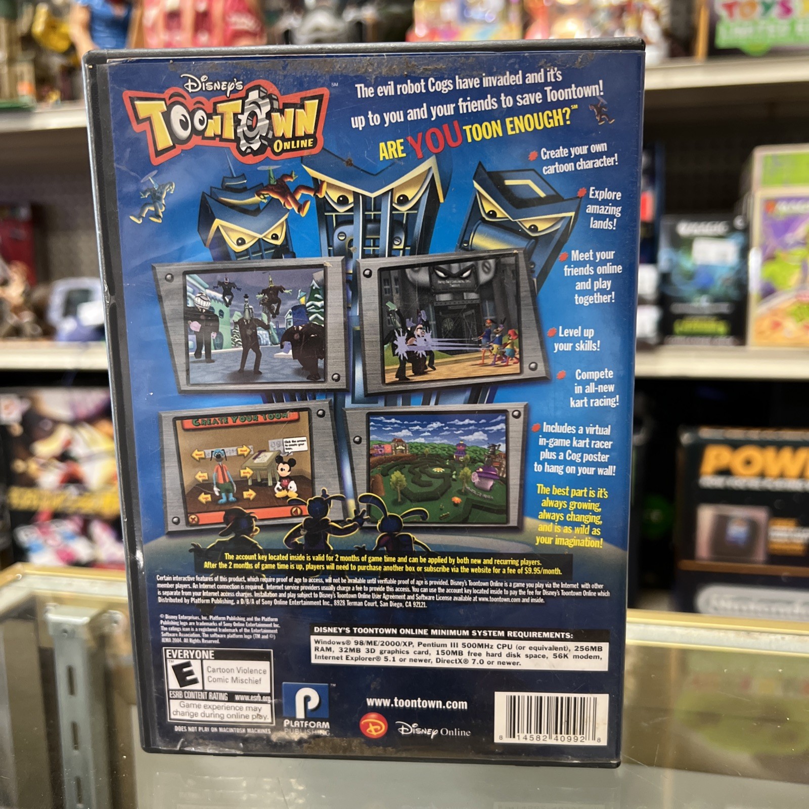 Disney’s Toontown Toon Online PC CD-ROM Game And Case