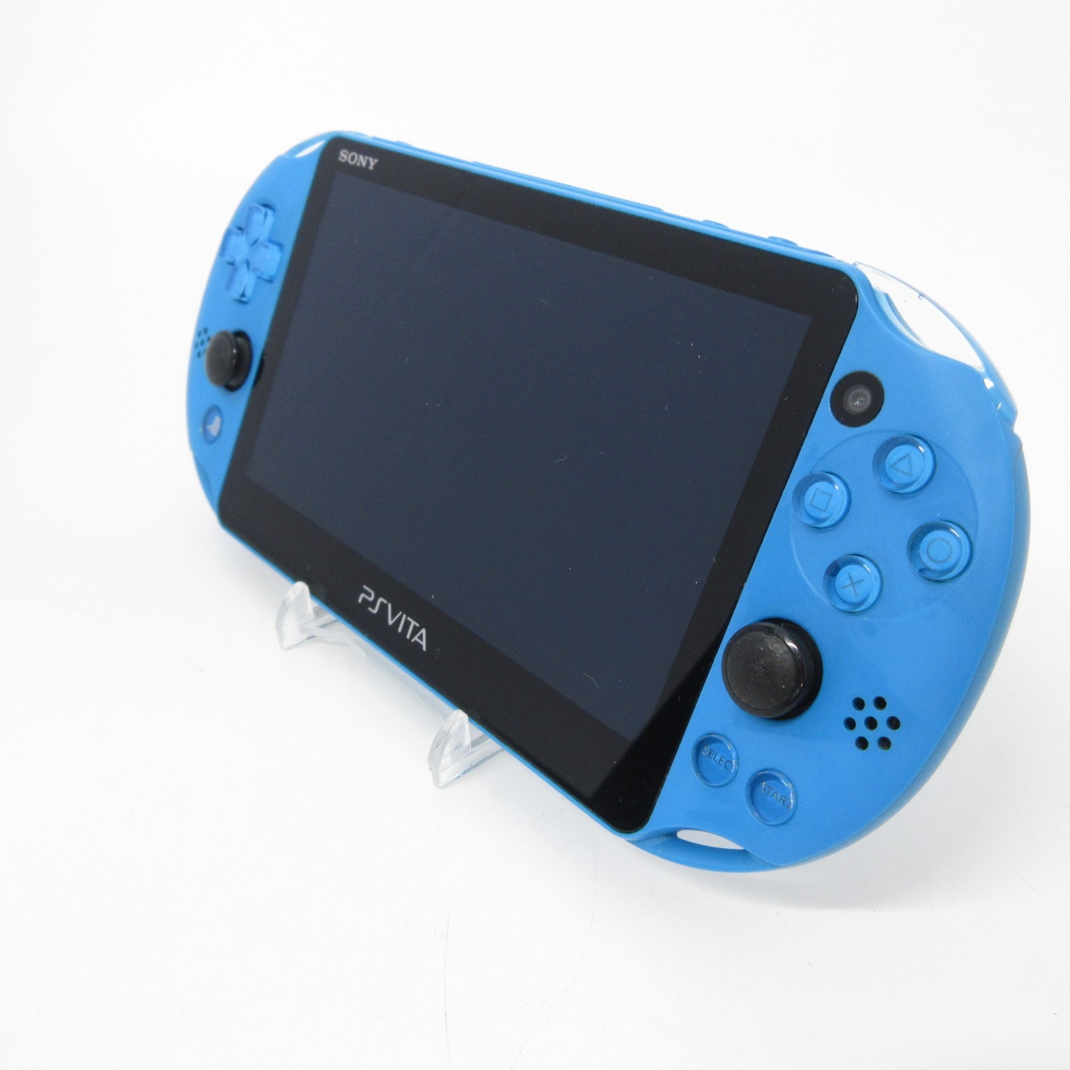 【Near Mint】Sony PS Vita PCH-2000 Aqua blue Wi-Fi Model Console #RET08/0704/05