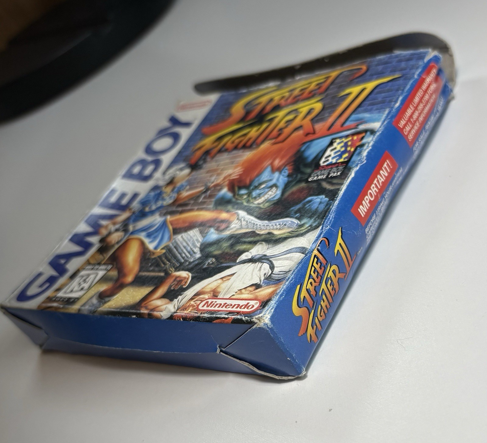 Street Fighter II 2 (Nintendo GameBoy 1995) W/ Box & Inserts READ – TESTED WORKS