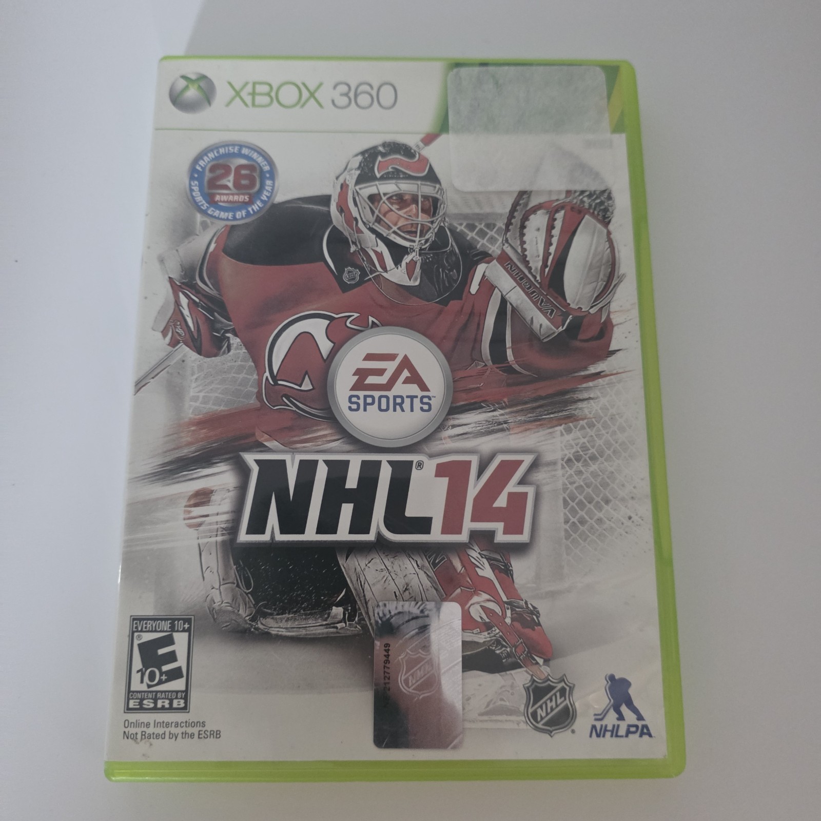 Xbox 360 NHL 14 Game No Booklet Untested
