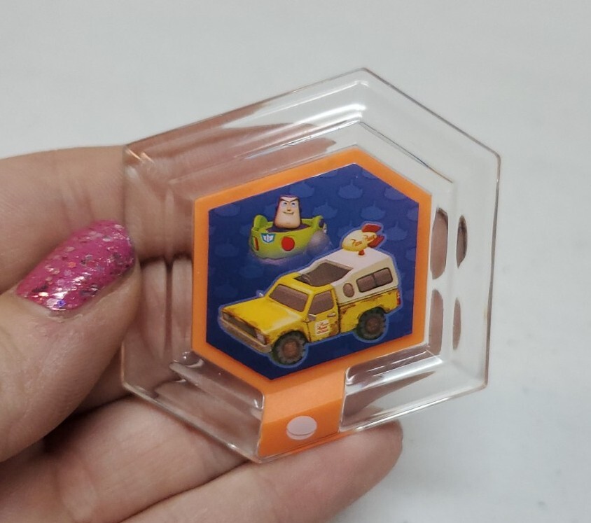 Disney Infinity Toy Story Lot 1: Crystal Buzz Lightyear, Playset Crystal & Discs