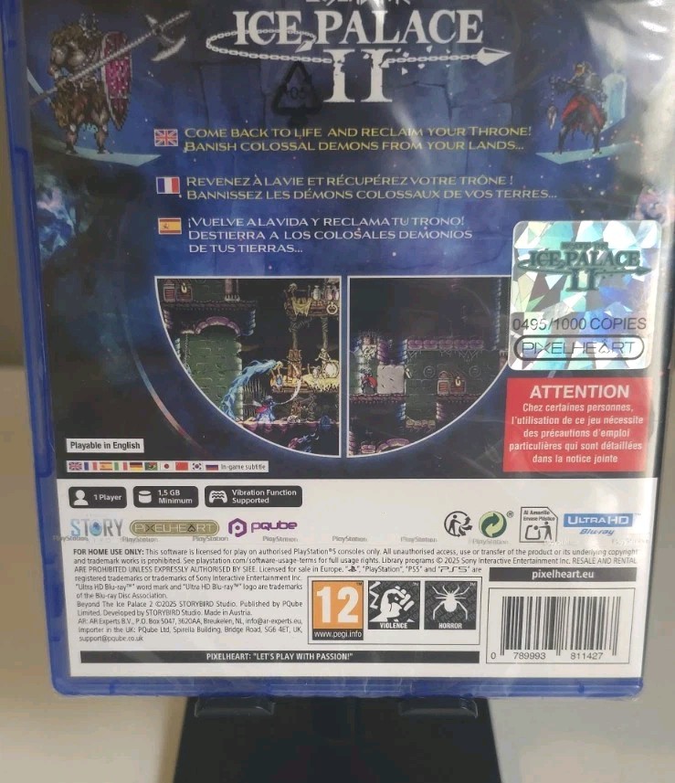 Beyond the Ice Palace II Sony PS4 Limited Edition Digital OST PEGI 12 PAL Sealed