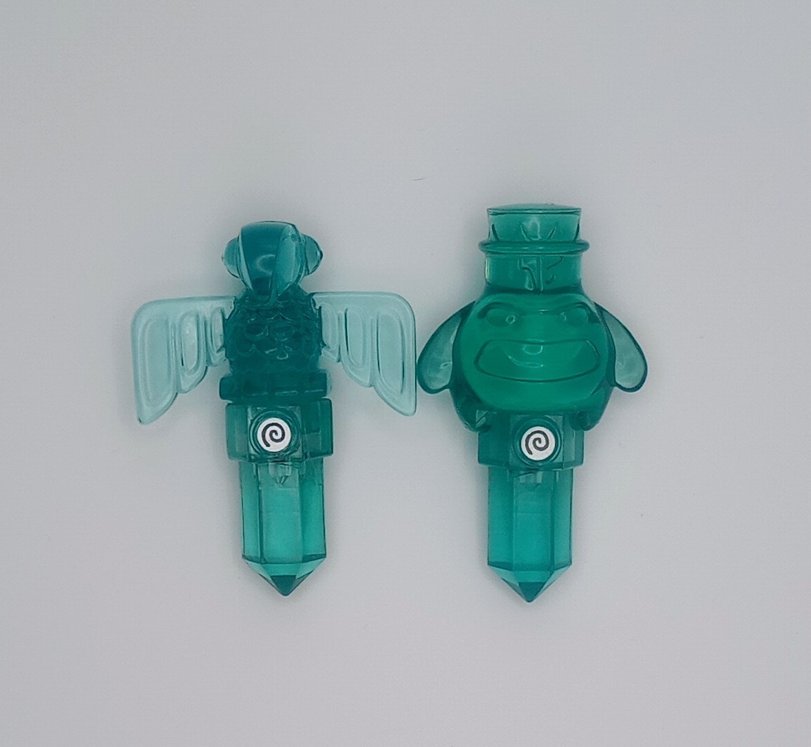 Skylanders Trap Team Gusto +Thunderbolt+ 2 Air Traps Drafty Decanter Breezy Bird