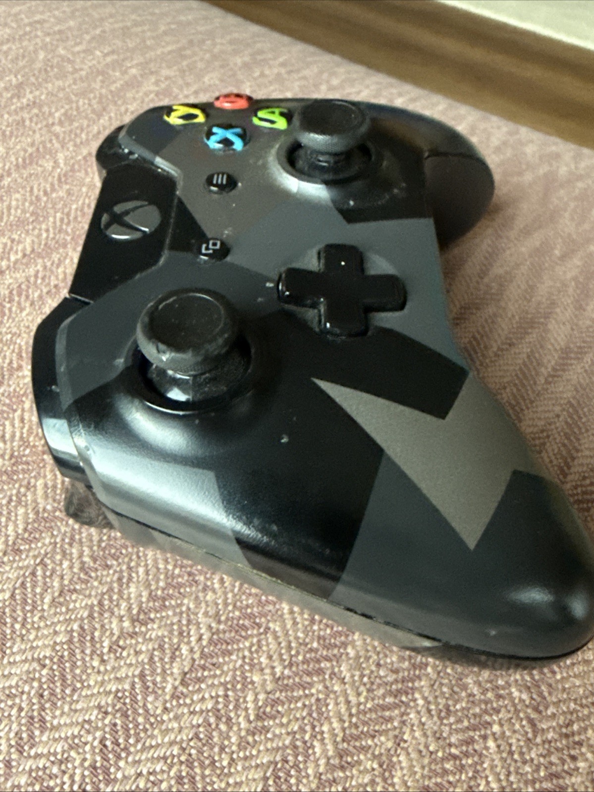 XBOX ONE Covert Forces Black & Grey Camo Wireless Controller Model 1697