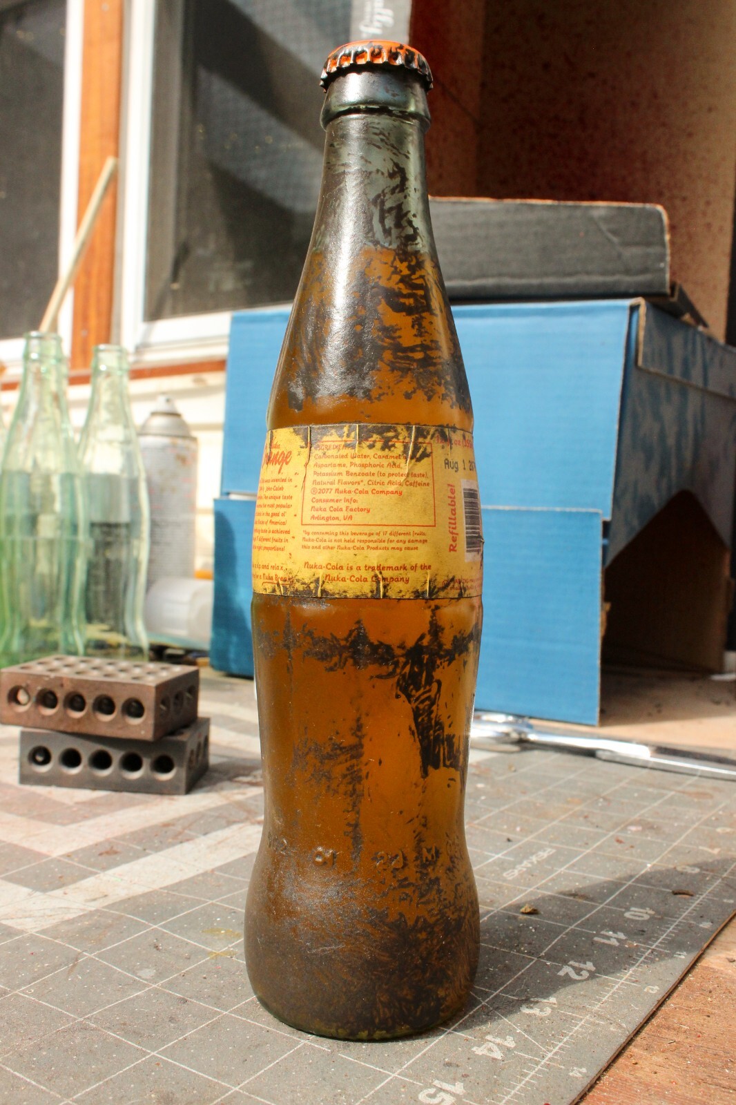 Handmade Nuka Cola Orange 12oz Bottle Replica Inspired from Fallout 4 / 76