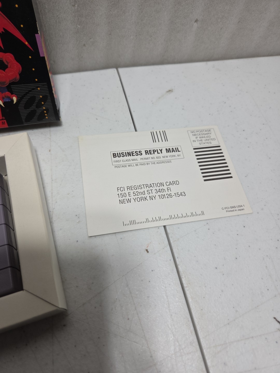 Tested – Super Metroid Super Nintendo SNES Complete In Box CIB (Dmg Box)
