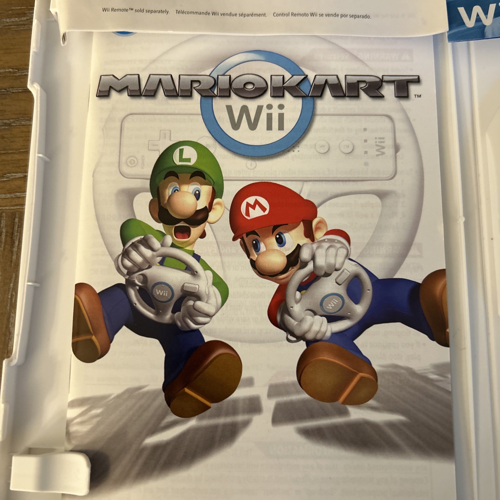 Mario Kart Wii (Nintendo, 2008), complete with manual and inserts, disc is mint