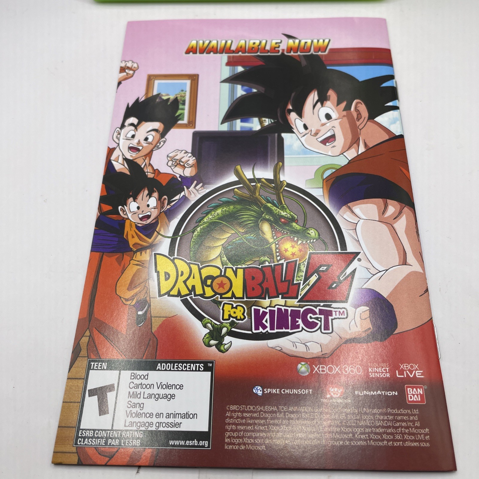 Dragon Ballz Budokai HD Collection – Microsoft Xbox 360, 2012 CIB Tested Working