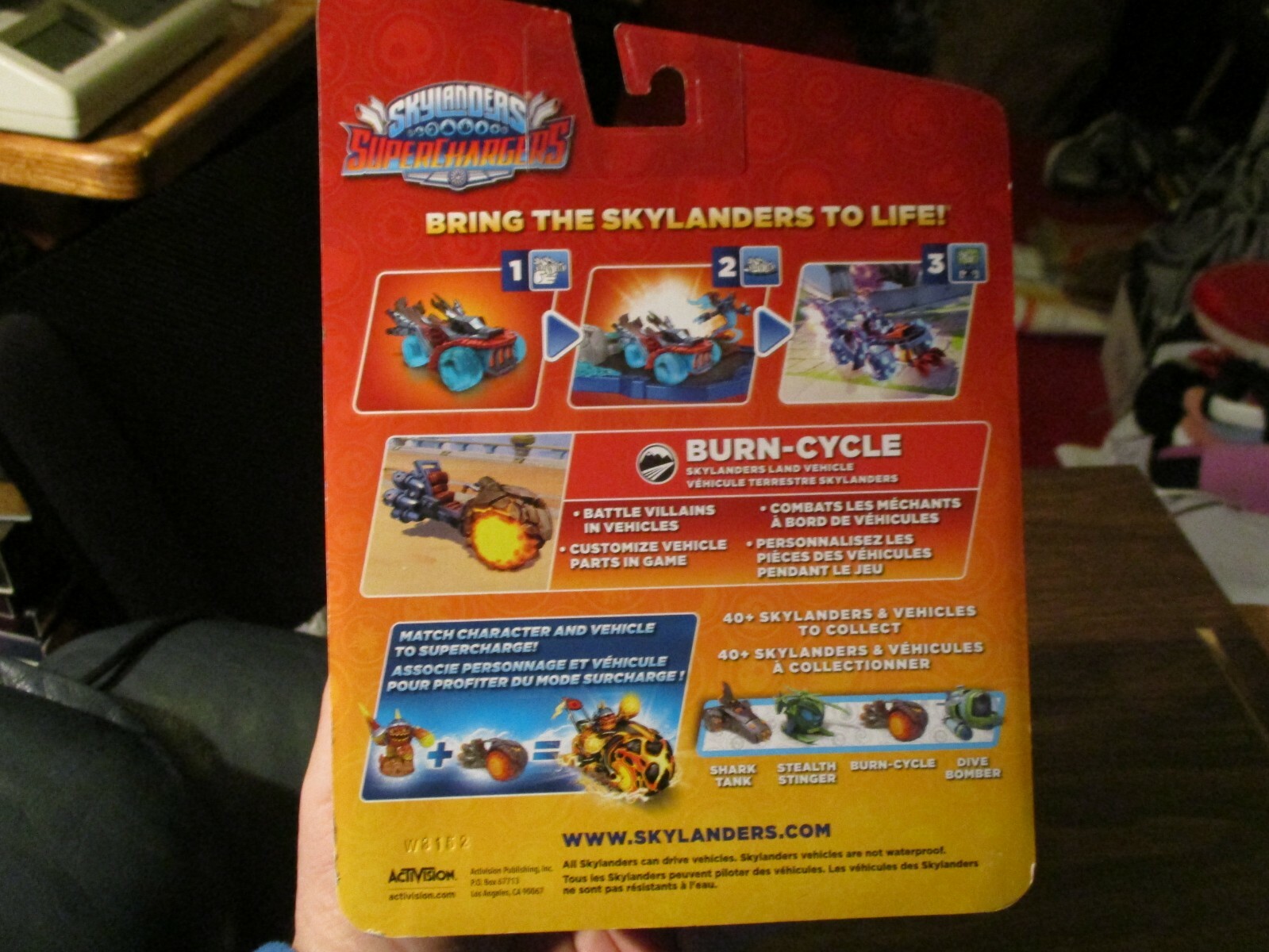 LOT OF 2 SKYLANDERS SUPERCHARGERS BURN-CYCLE LAND VEHICLES NEW NIB ACTIVISION