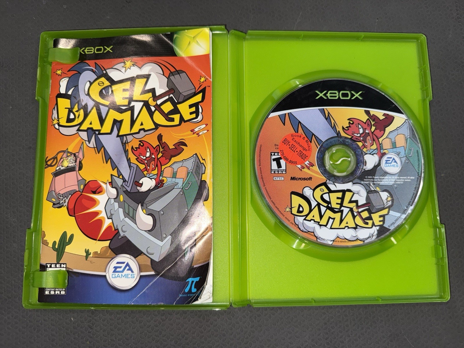 Cel Damage XBOX Comic Mischief Family-fun Action Adventure Complete