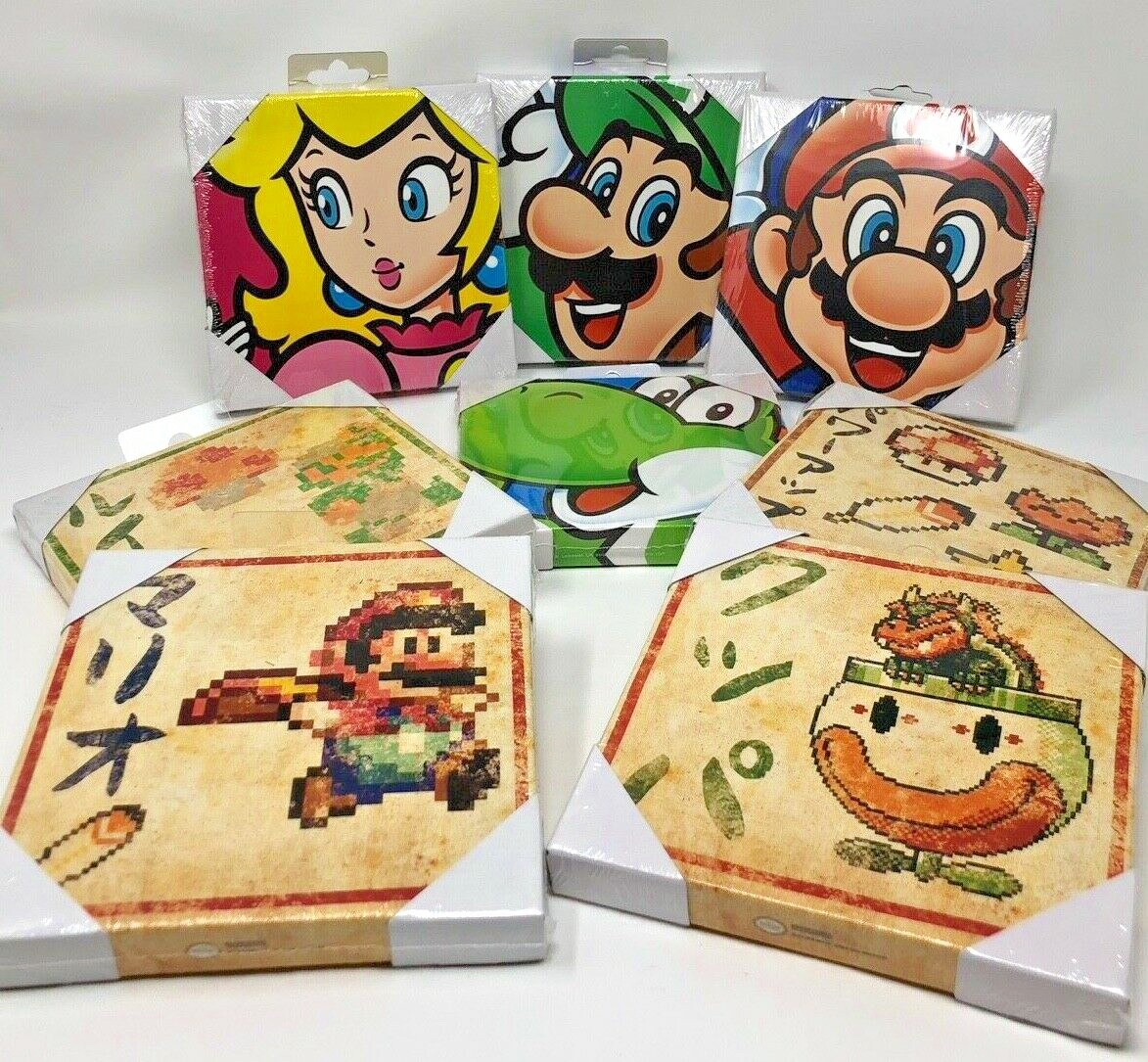 Pyramid America – Nintendo Super Mario Canvas Art Work, 6×6 – Your Choice!