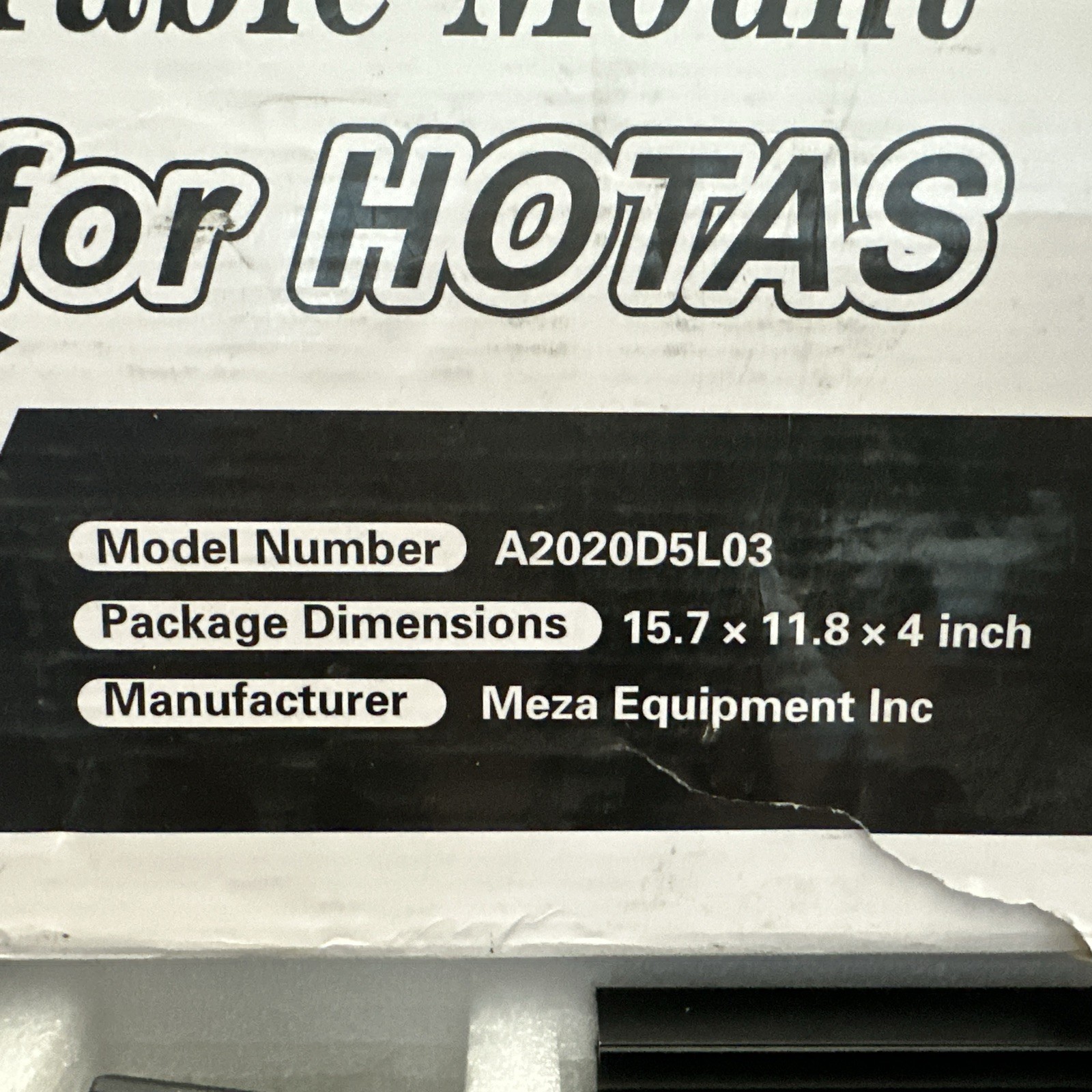 MEZA Table Desk Mount For Hotas Flight Sim Joystick A2020D5L03