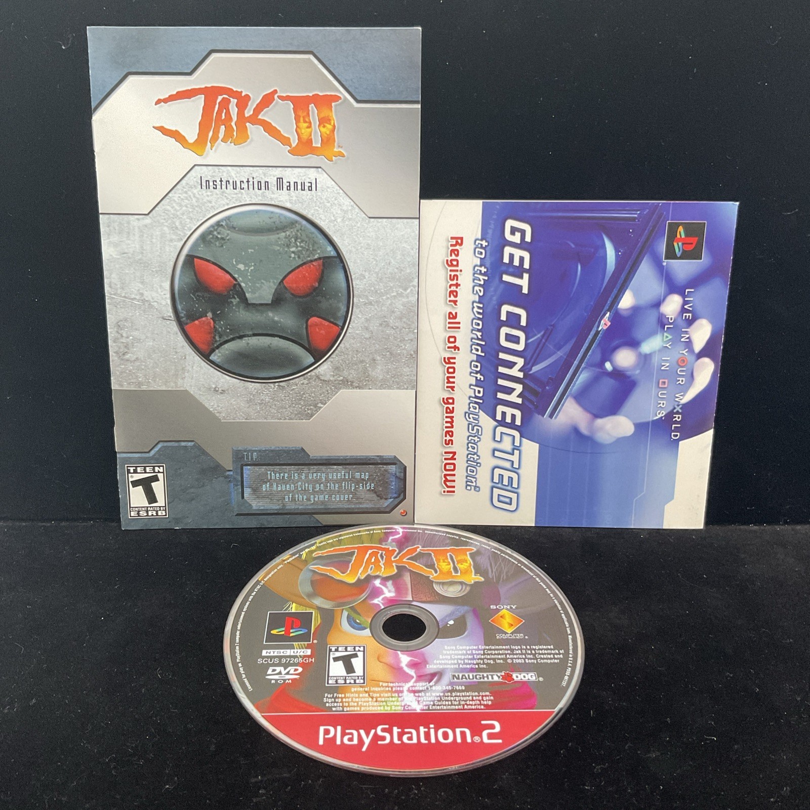 Jak II GH (PS2) Tested & Complete CIB+ Clean 1 YR Warranty Refurbished