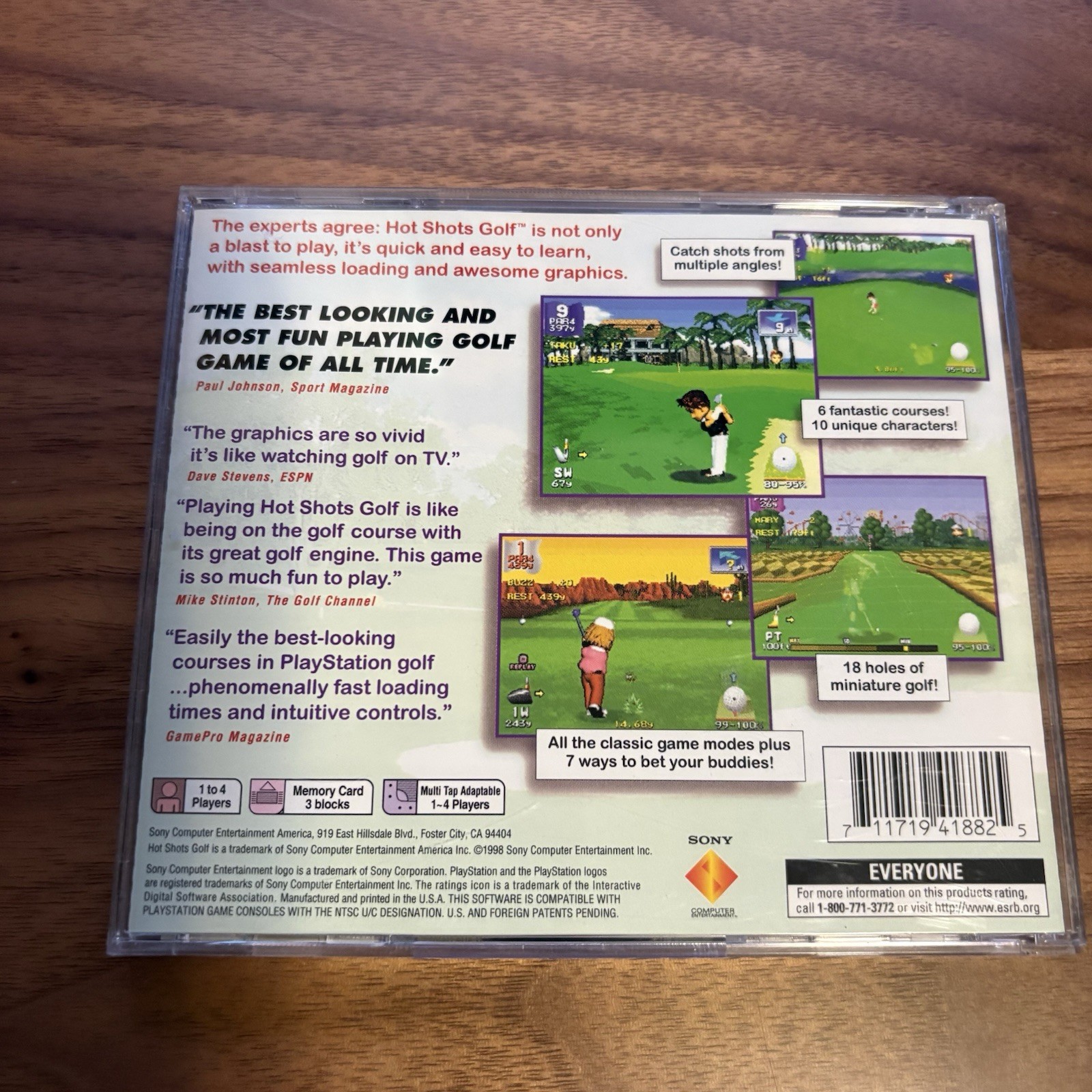 Hot Shots Golf (Sony PlayStation 1, 1998) CIB