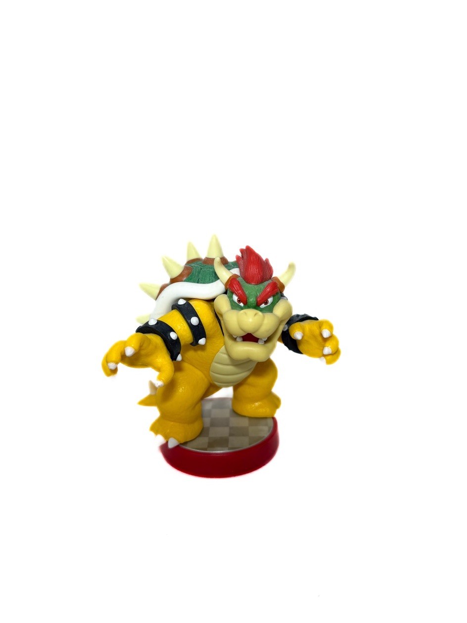 AMIIBO Bowser Nintendo Mario Party 10 Series NVL-00 Loose Figure Wii U
