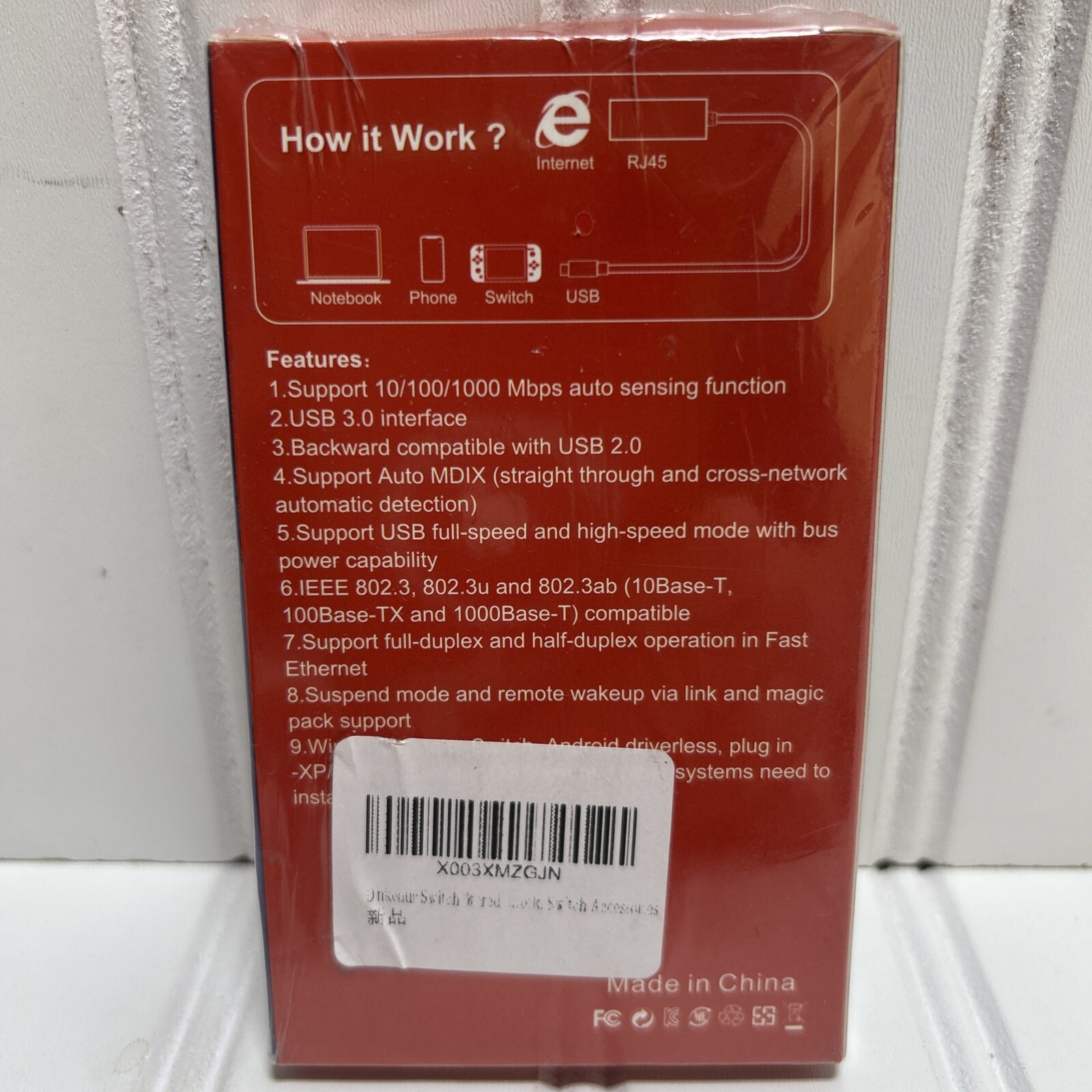 Nintendo Switch Wired Internet LAN Adapter NEW/SEALED*