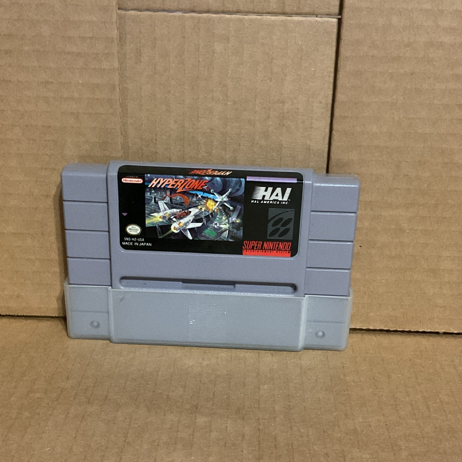 Hal America HyperZone Super Nintendo SNES NTSC-U/C 1991 Arcade Cartridge Only