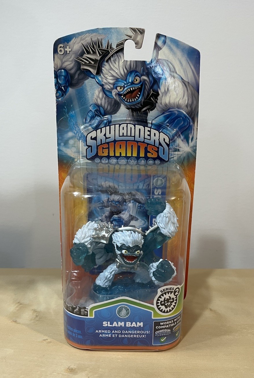 Skylanders Giants Slam Bam NIB. Figure Has Been Tested Through Box And Works.