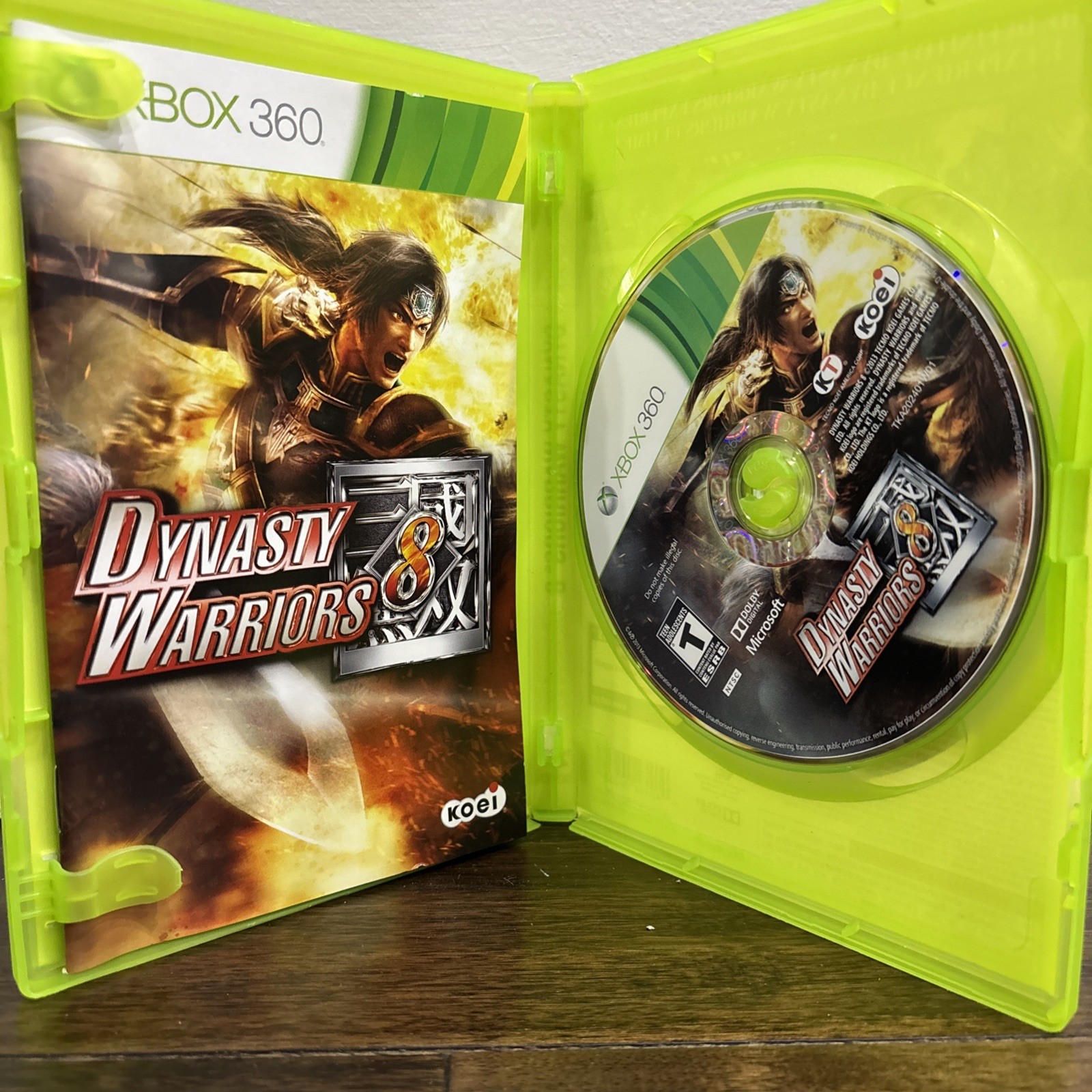Dynasty Warriors 8 Microsoft Xbox 360 2013 Complete CIB Tested