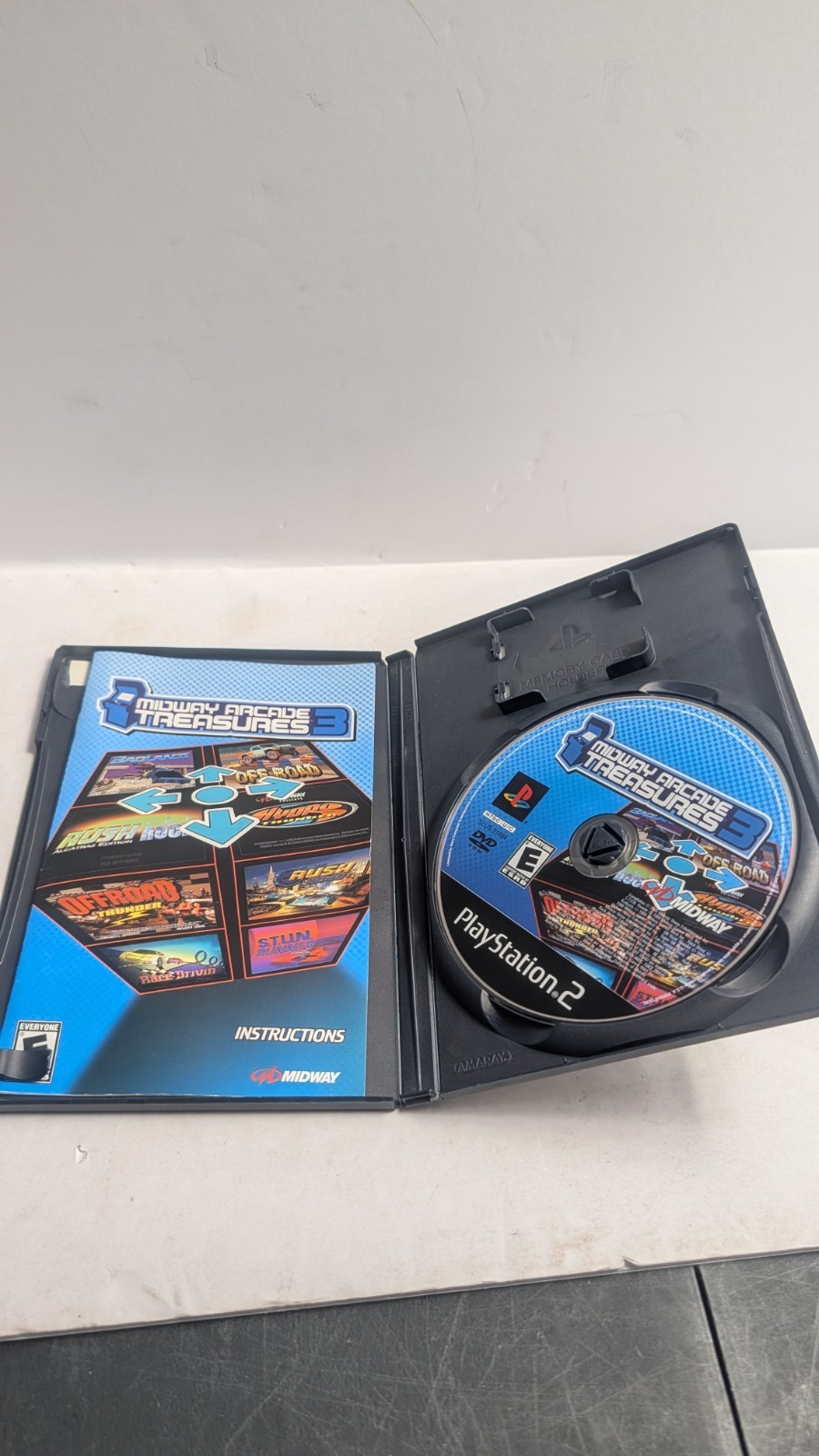 Midway Arcade Treasures 3 (Sony PlayStation 2, 2005) PS2 – Complete in Box (CIB)