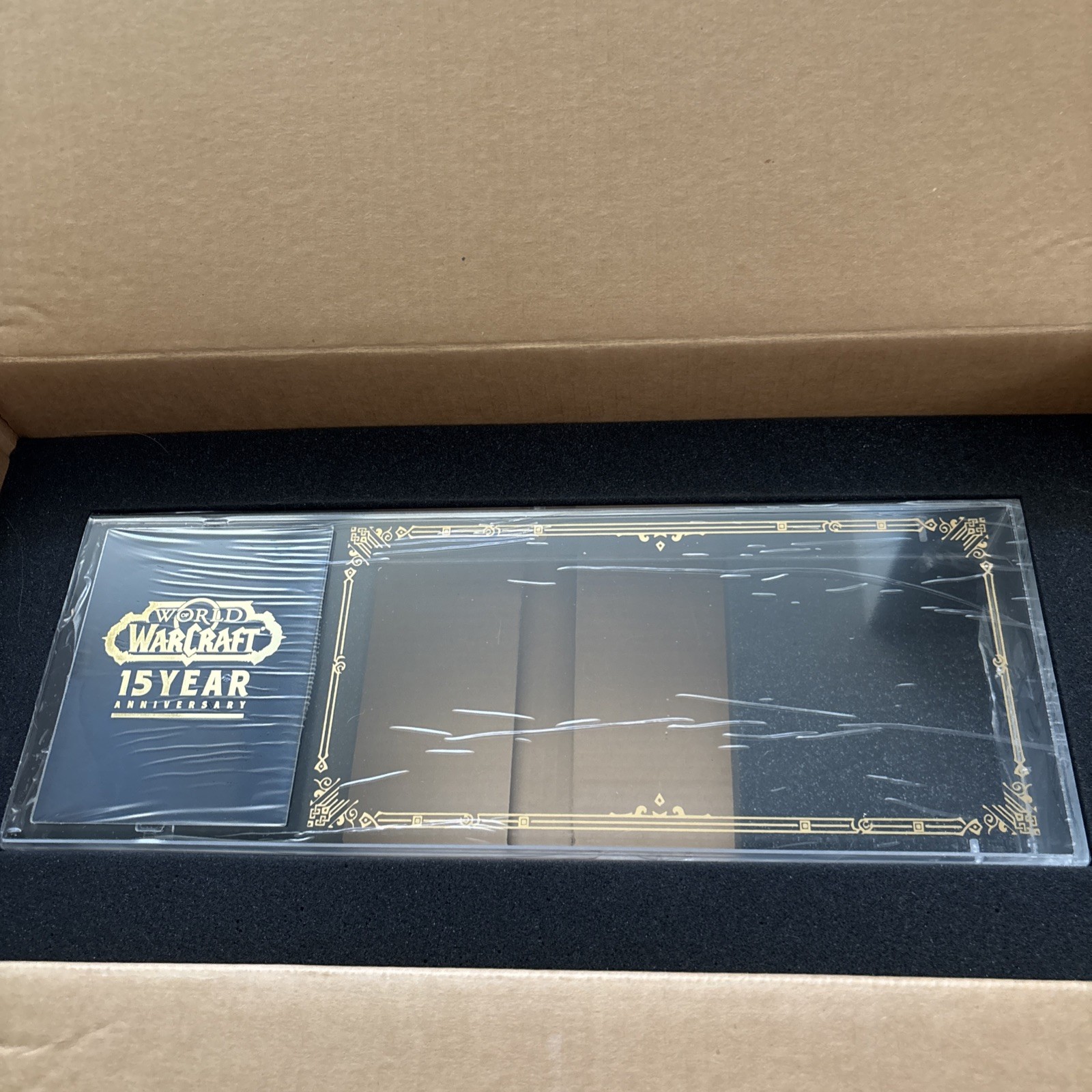 World of Warcraft 15th Anniversary Server Blade + Replacement Acrylic – New!