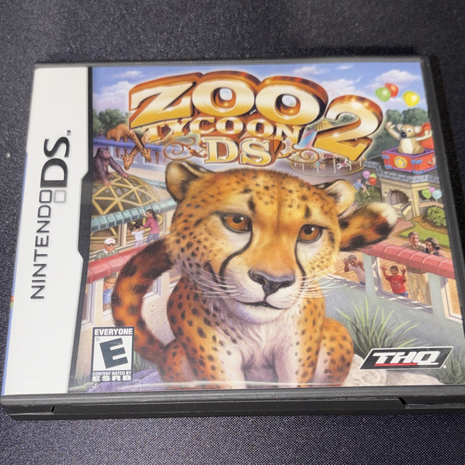 THQ Zoo Tycoon 2 DS (Nintendo DS) Simulation E-Everyone Manual+Case NTSC-U/C