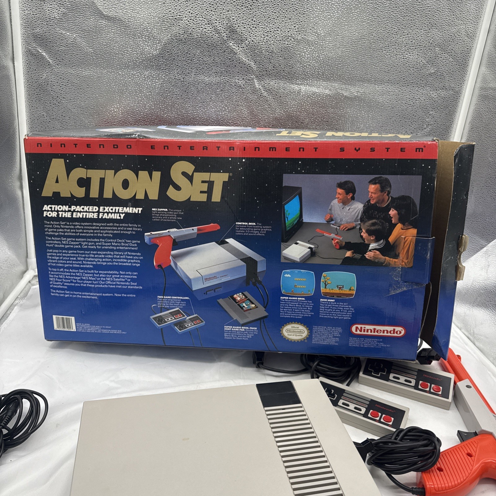 Nintendo NES Action Set console Boxed Mint Condition