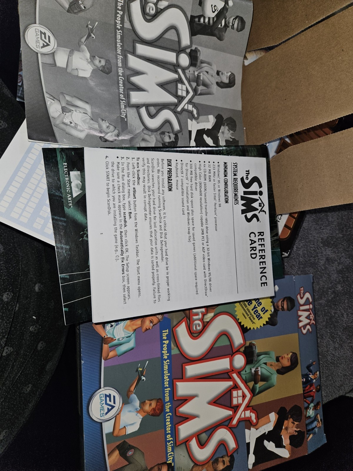 BOX,MANUAL ,REFERENCE CARD AND PC CATALOG 2000. NO GAME
