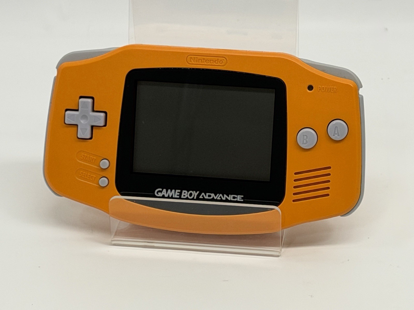 Nintendo GameBoy Advance GBA Orange Spice AGB-001 Console Tested Working