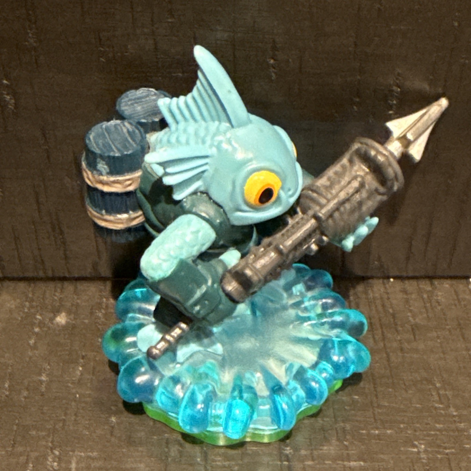Activision Skylanders Gill Grunt Deep Dive Figures Set 3in Teal Excellent Water