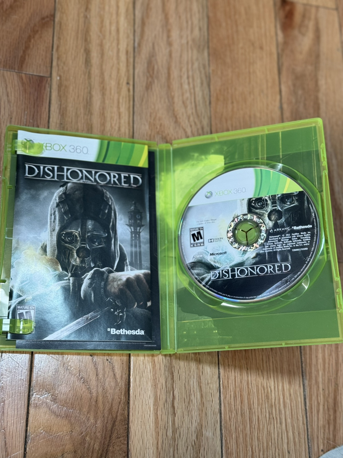 Dishonored (Microsoft Xbox 360, 2012)