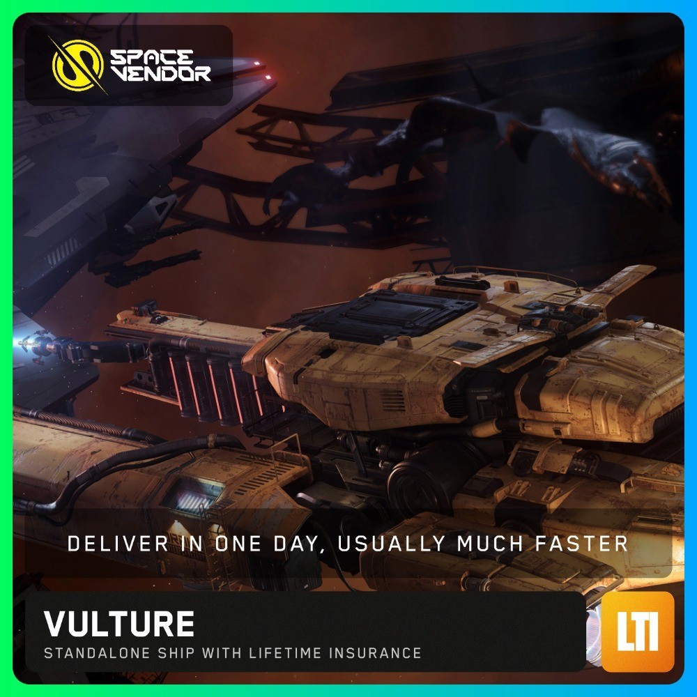 Star Citizen Vulture LTI Lifetime Insurance CCUd – Space Vendor