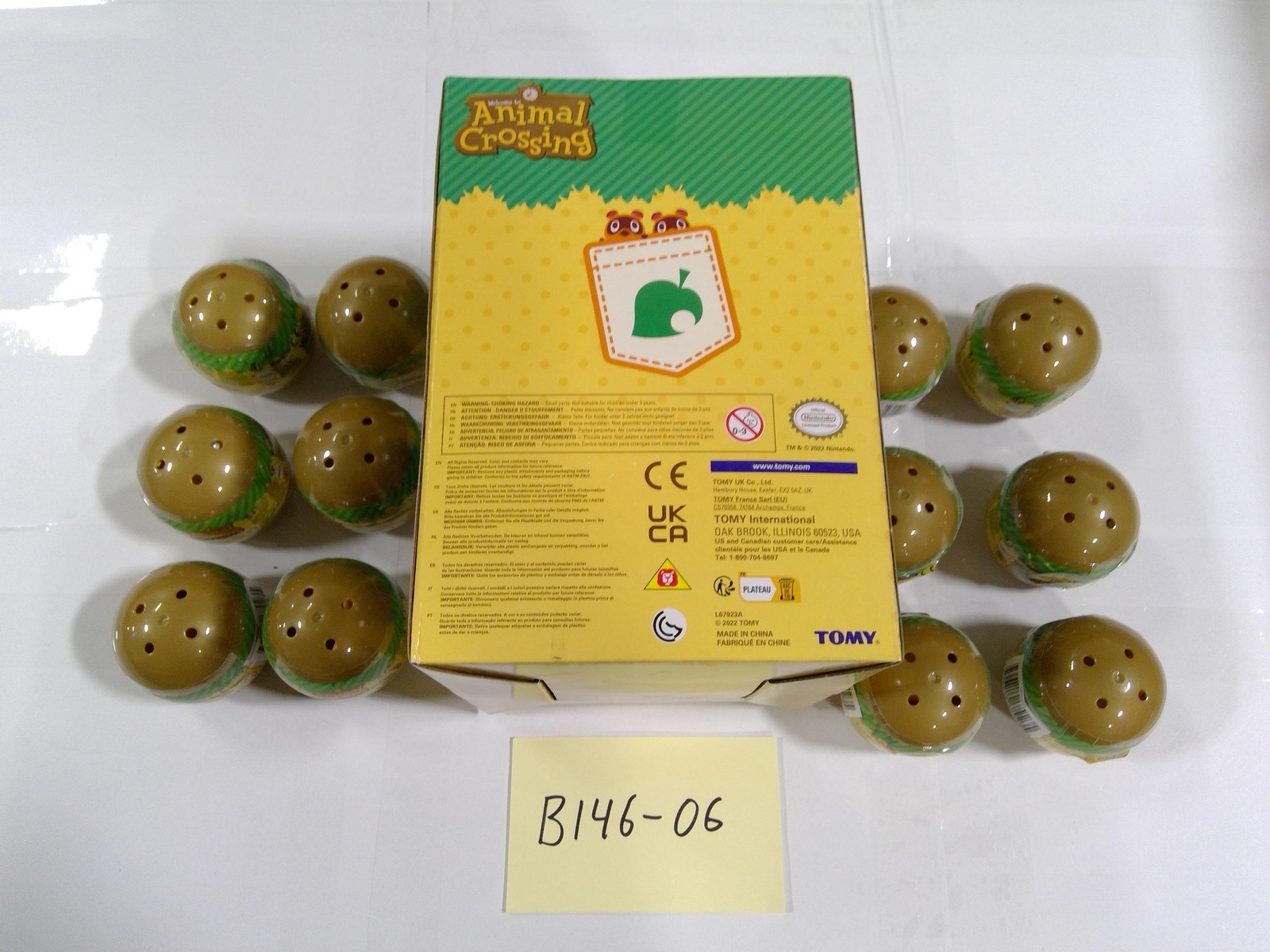 Animal Crossing TOMY Dangler Key Chain Capsule Lot Of 12 Blind Eggs New Sealed