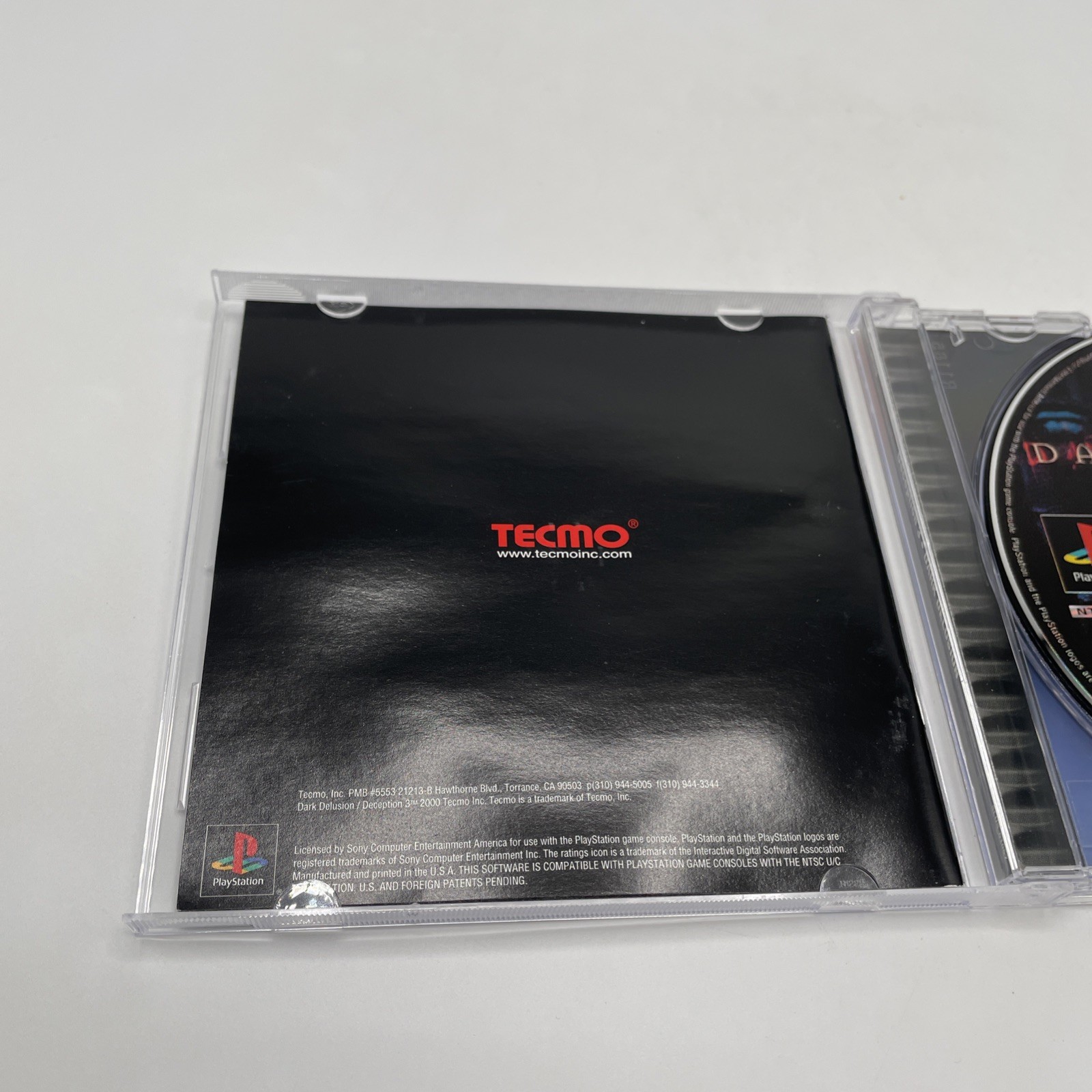 Tecmo’s Deception + Kagero + Dark Delusion 1-3 PS1 PlayStation 1 Lot Of 3 Games