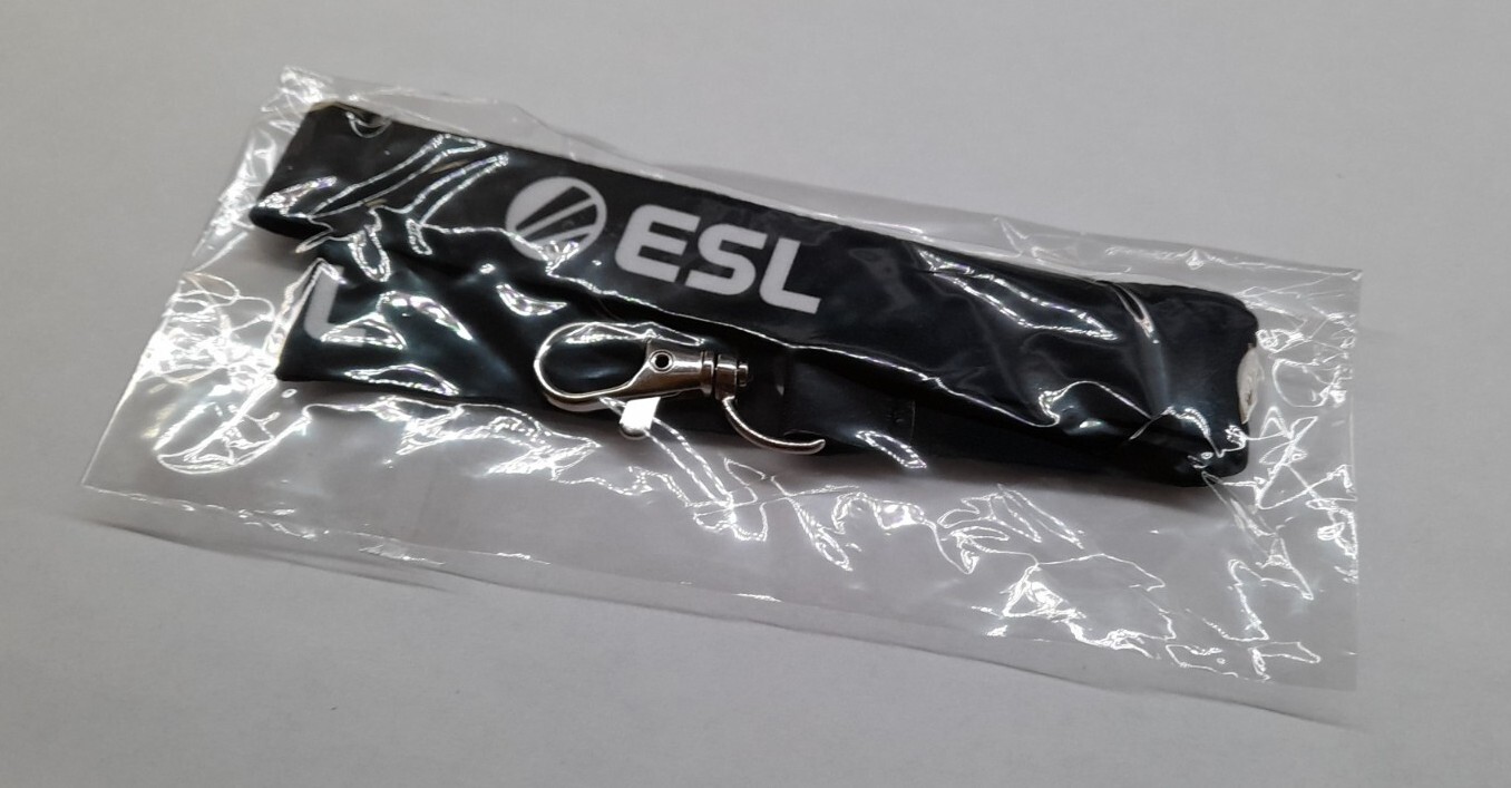 CSGO ESL BLACK LANYARD