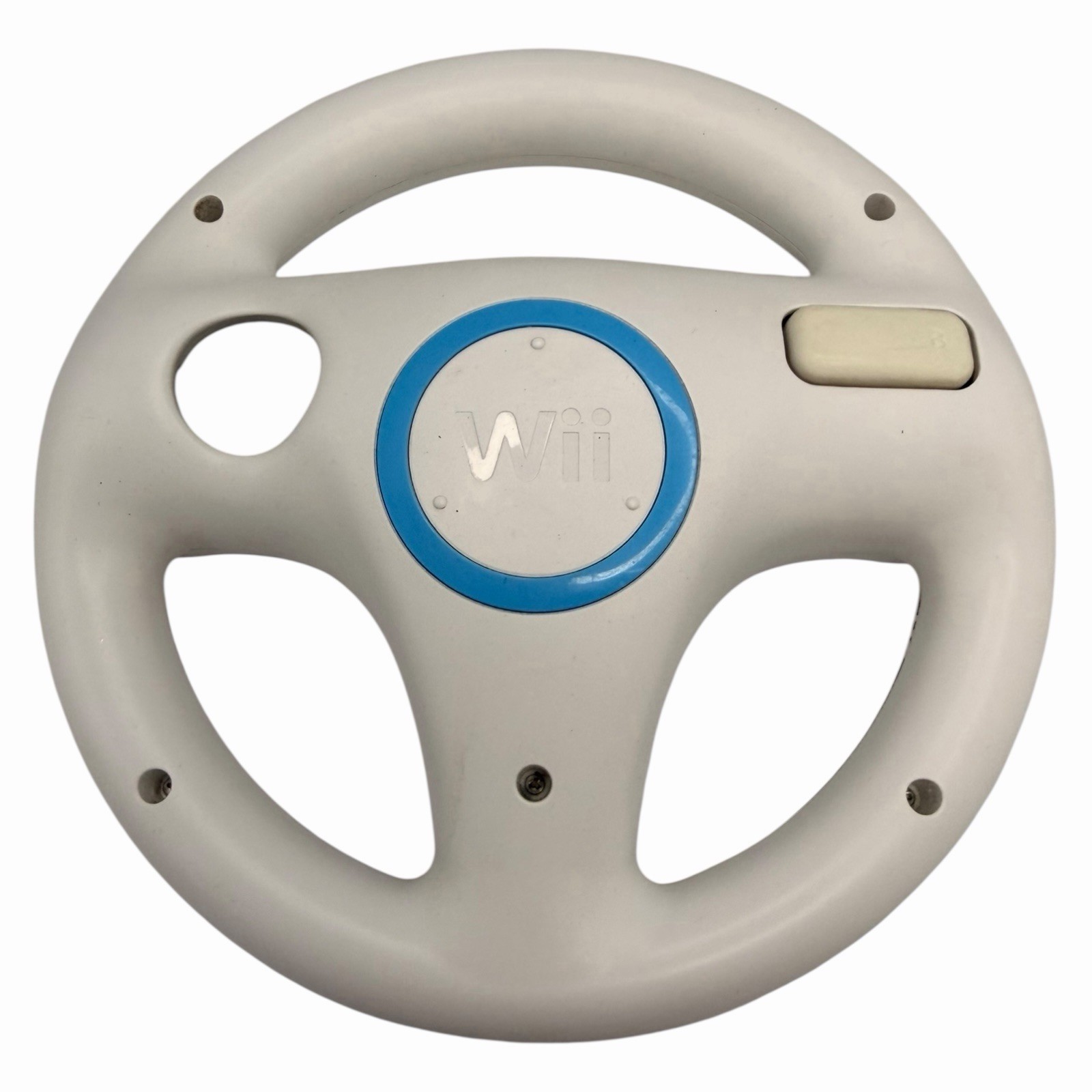Lot of 4 – OEM Official Nintendo Wii Mario Kart White Steering Wheels – RVL-024