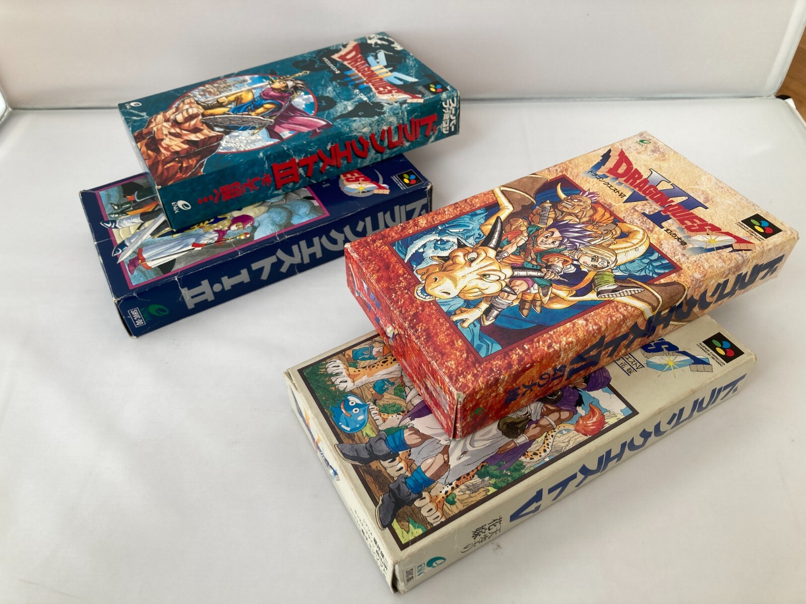 Dragon Quest 1-2 3 5 6 Warrior CIB SFC Super Famicom SNES NTSC-J Japan import