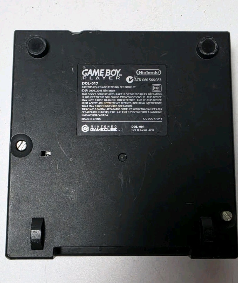 Nintendo GameCube Game Boy Player-DOL017 Tested & Working (NO STARTUP DISC)