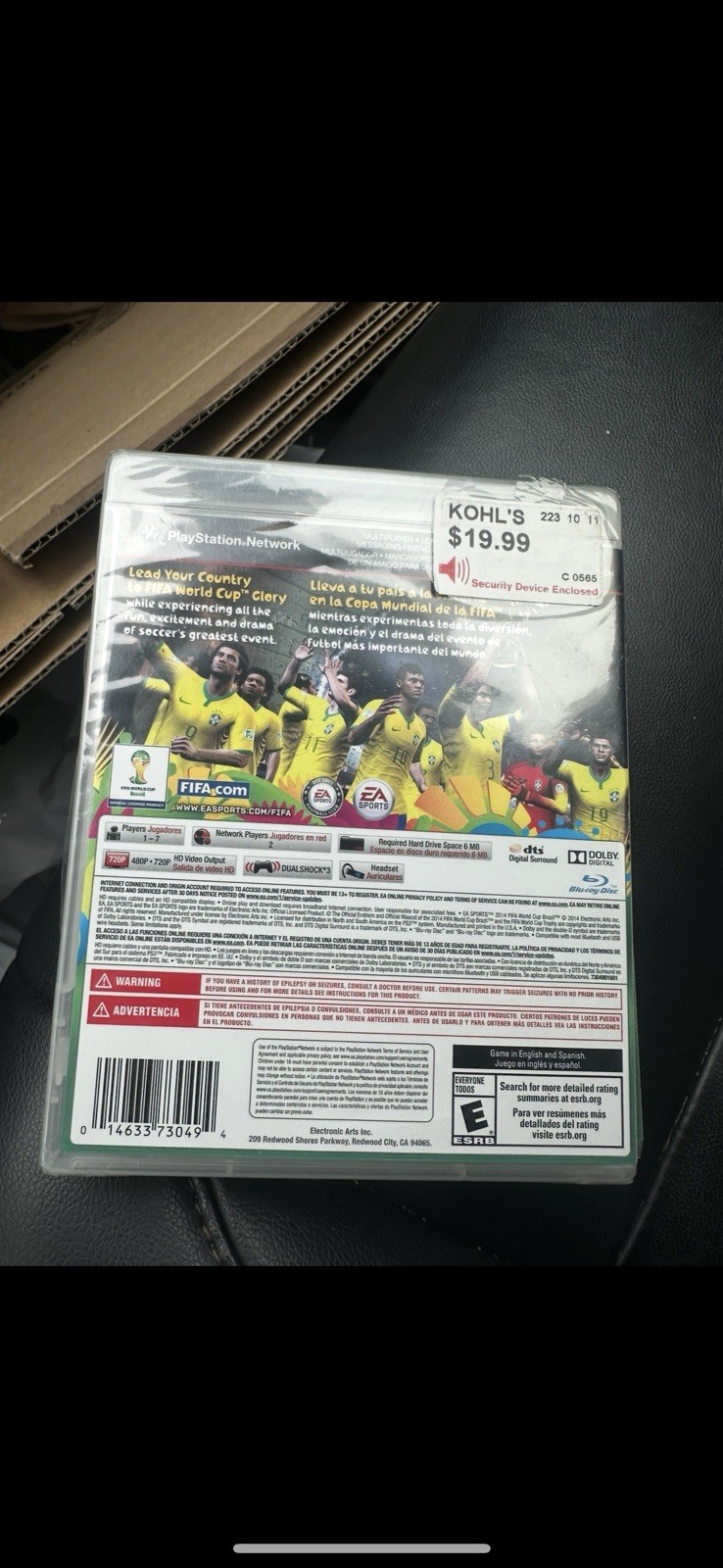 Ea Sports 2014 FIFA WRLD Cup Brazil – Sony PlayStation 3 Soccer Sport New