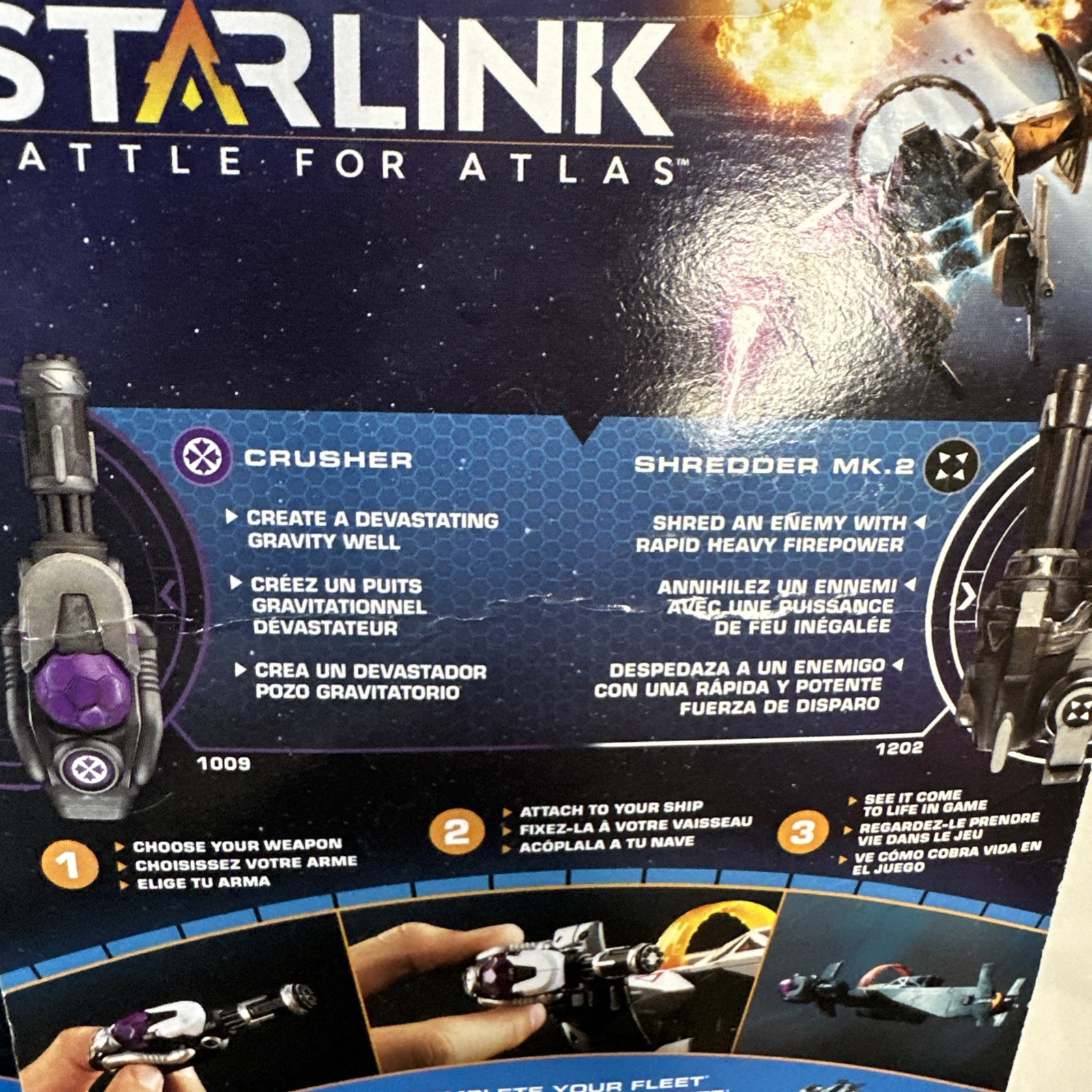 Starlink Battle For Atlas Weapon Packs McCray Crusher MK.2 Hailstorm Iron Fist