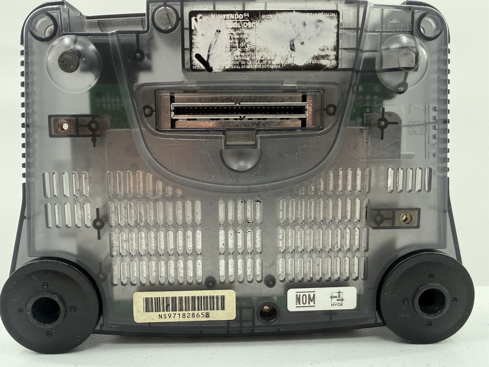 Nintendo 64 N64 Console Only Funtastic Smoke Black Translucent NUS-001 – NTSC