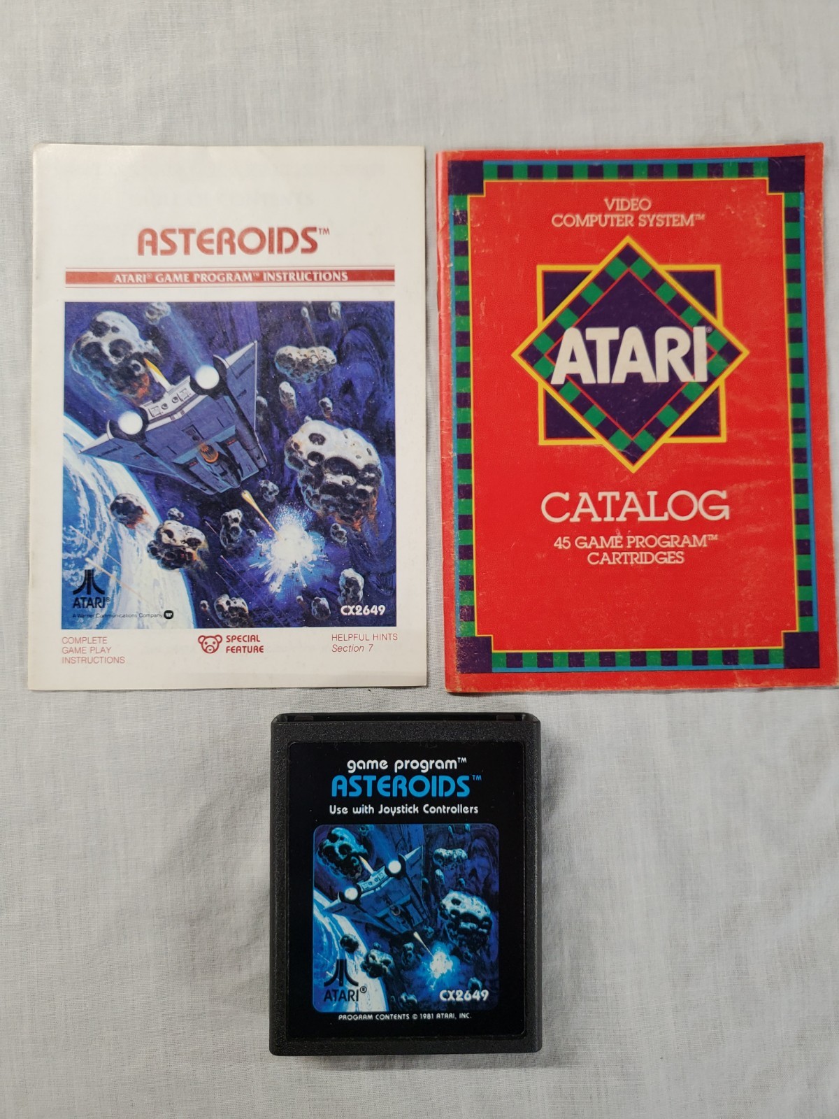 Atari 2600 Asteroids CIB Complete In Box (B015)