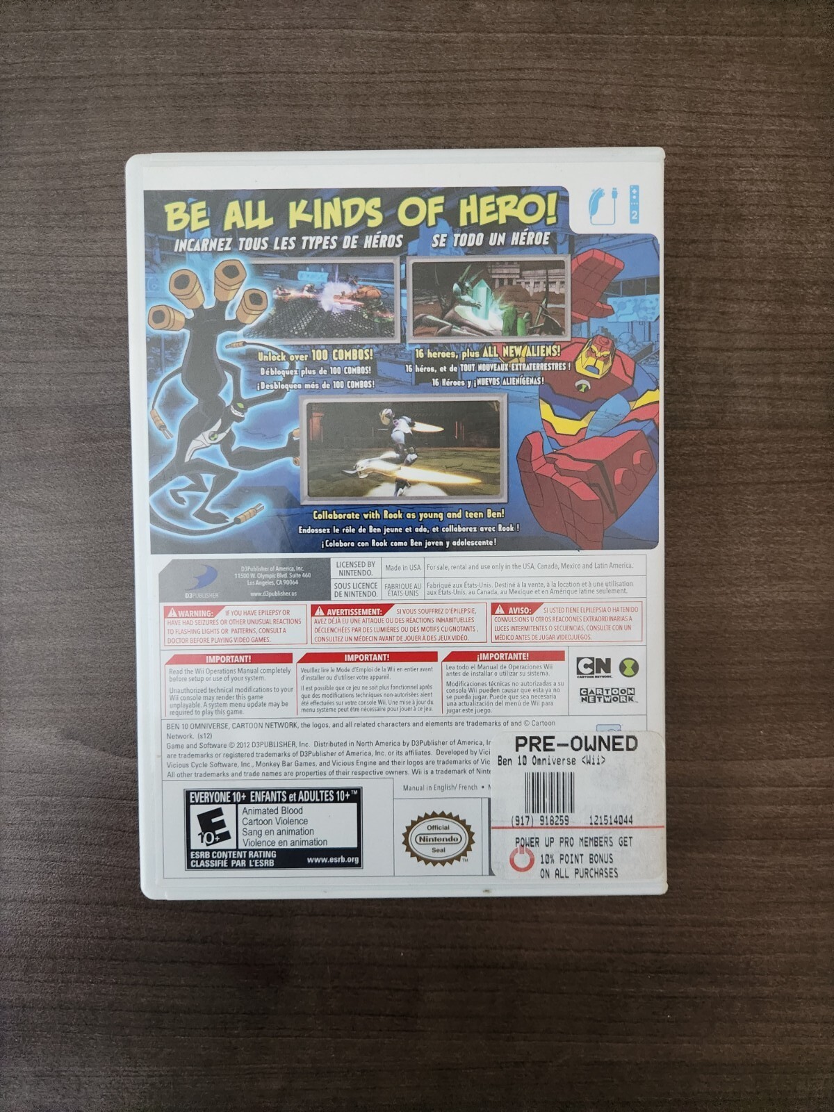 Ben 10: Omniverse (Nintendo Wii, 2012)