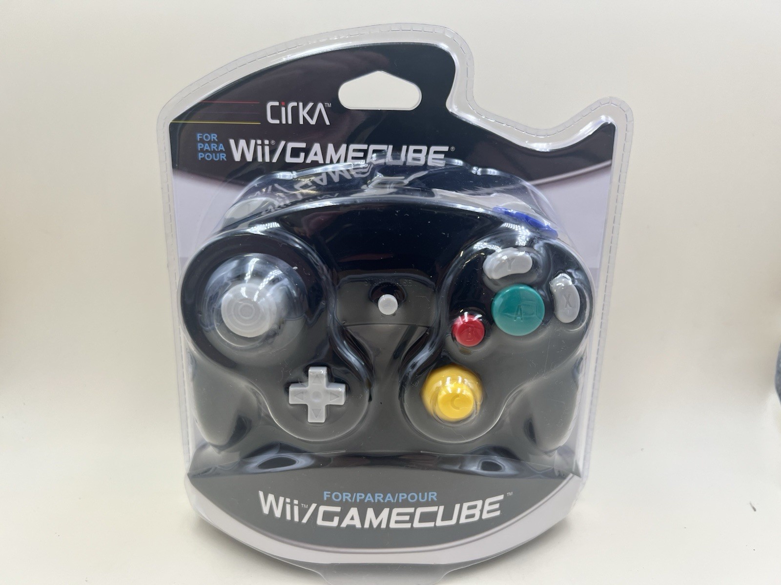 Nintendo GameCube DOL-001 Black Bundle W/ Cords + NEW Controller + AC Adaptor