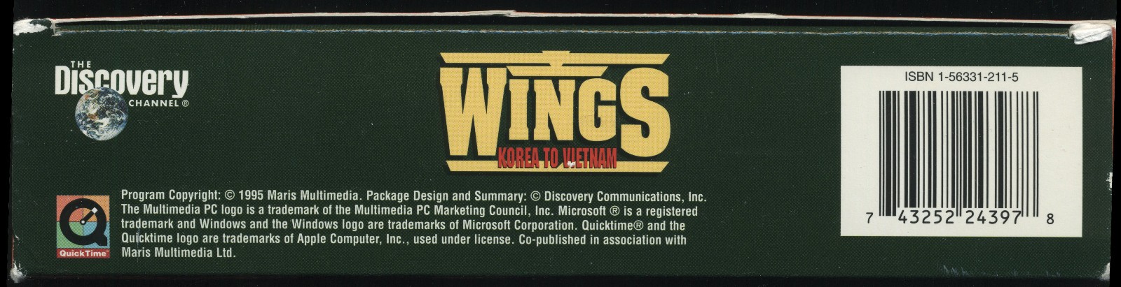Discovery Wings Lot Midway Hiroshima Korea Vietnam Persian Gulf CD-ROM PC Mac