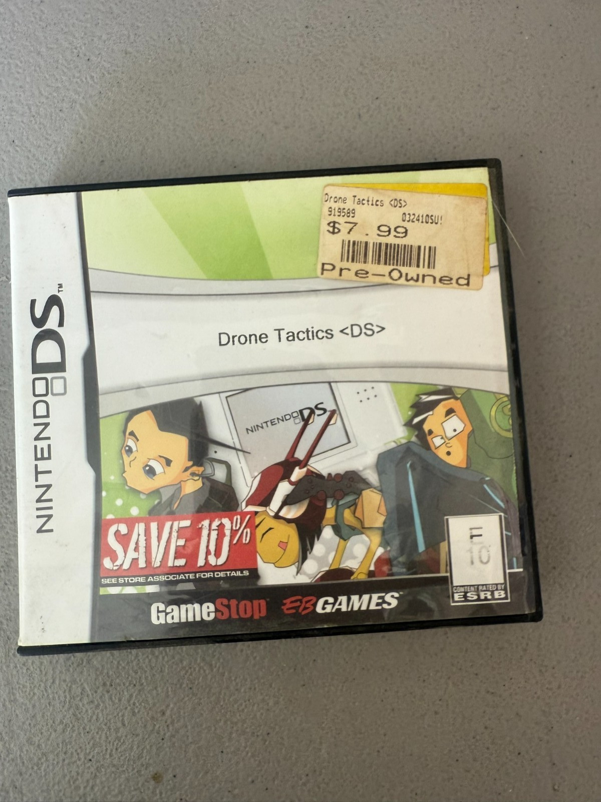 Drone Tactics Nintendo DS (2008) Game Cartridge Only Working