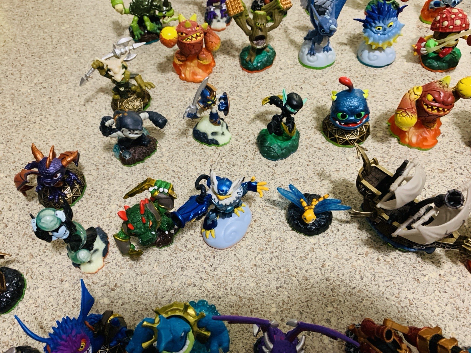 Skylanders Figures Lot of 79 Figures & Accessories Used Collection Activision