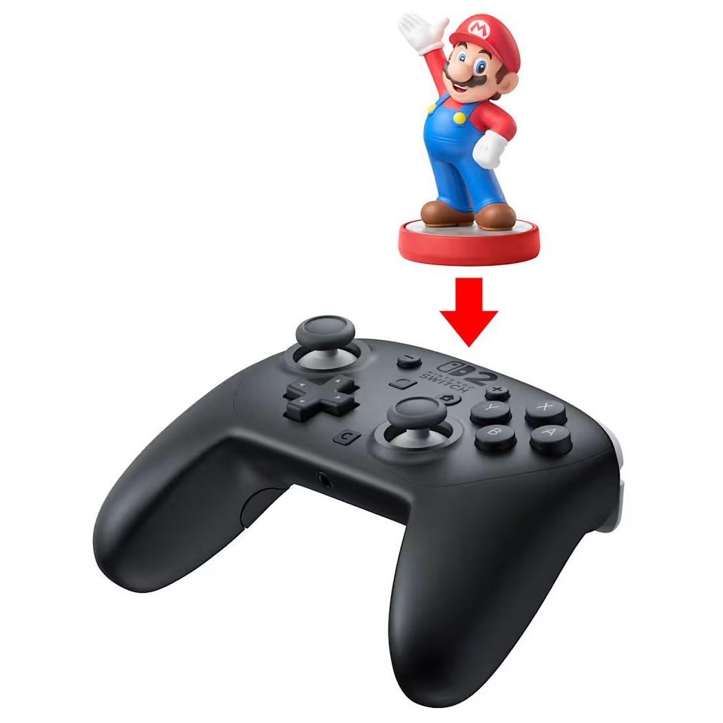 Nintendo Switch 2 Choose Your Game + Joy Con Wheels and Pro Controller Bundle