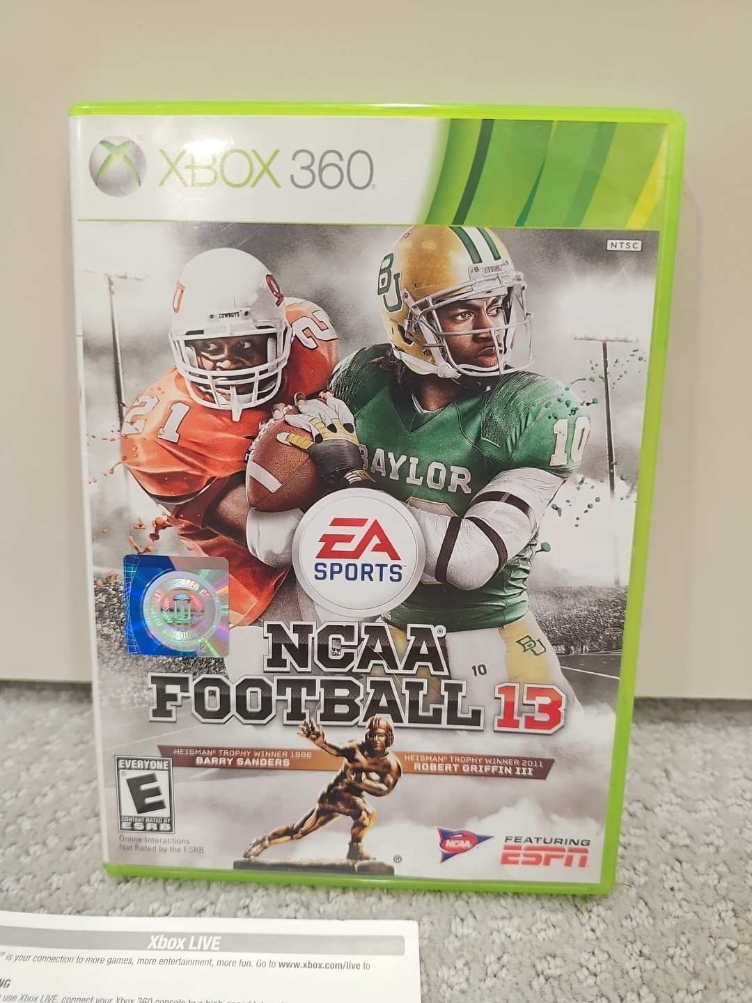 NCAA Football 13 ( Microsoft Xbox 360 ) CIB – Mint Disc – Tested